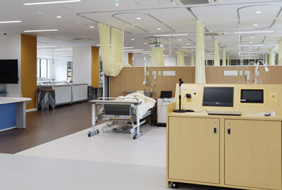 病室仕様の実習室