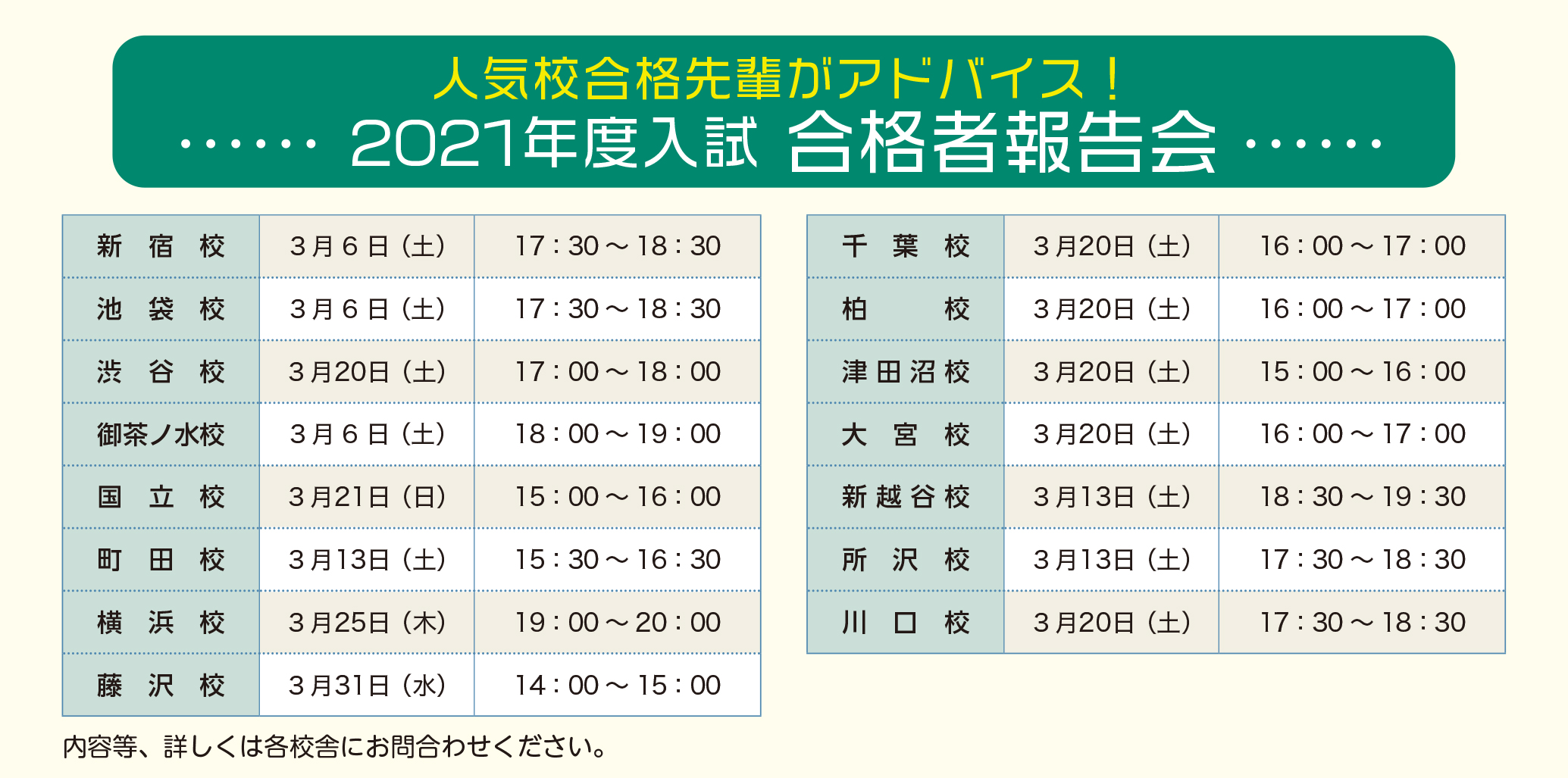 春期講習会授業料