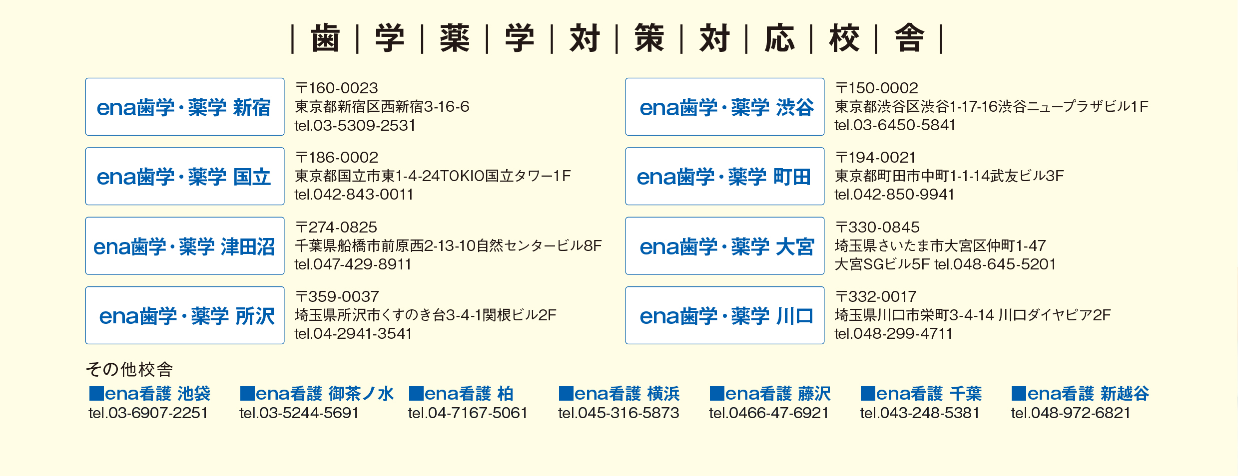 歯学薬学対応校舎