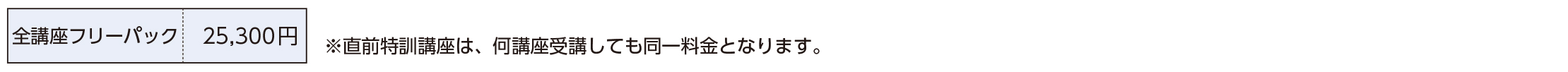 全講座フリーパック