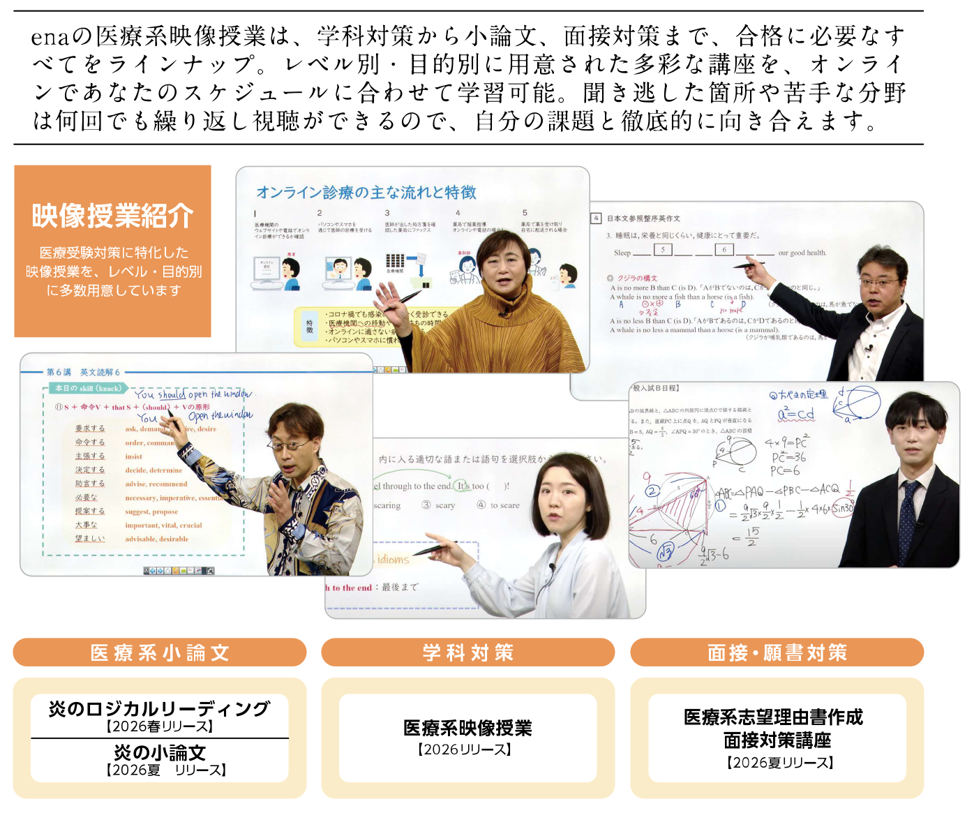 ena歯学・ena薬学・ena看護 オンラインclass